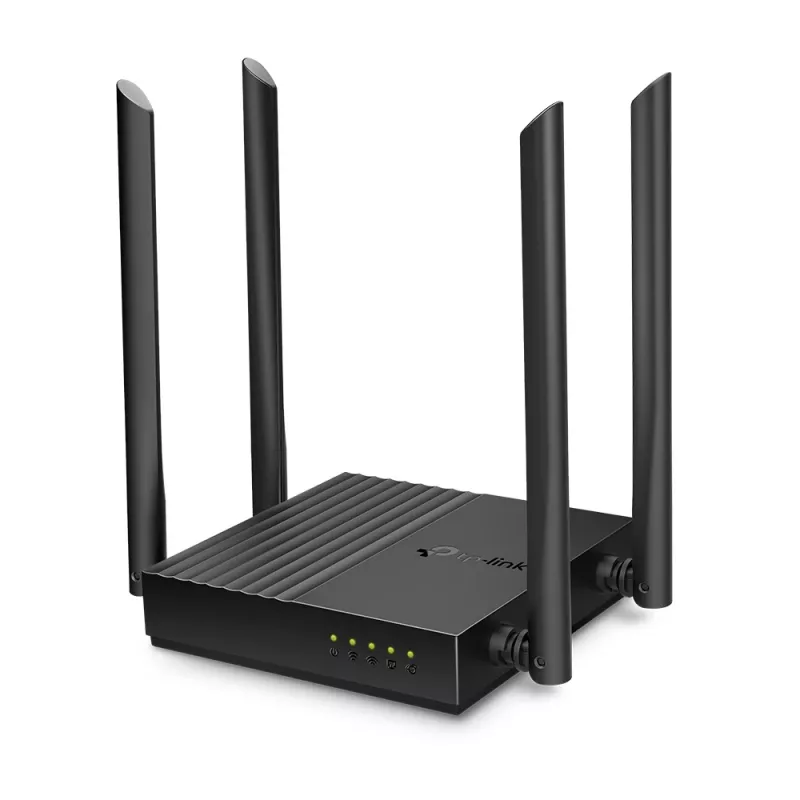 Router wireless TP-Link ARCHER A64 Gigabit Ethernet dual band (2,4 GHz / 5 GHz) preto