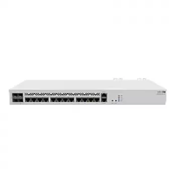 Router com fio MikroTik CCR2116-12G-4S+ — 13x Gigabit RJ-45, 4x SFP+, 2000 MHz, DDR4, branco