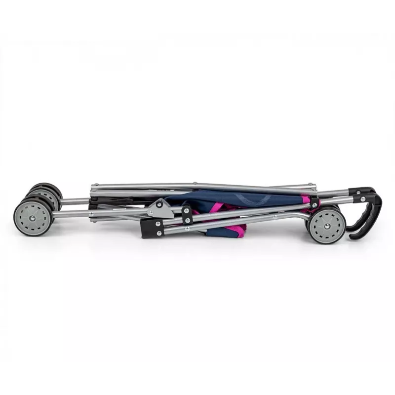 Carrinho de bonecas milly mally Julia Prestige Navy construção leve
