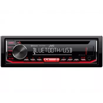 JVC KD-T702BT recetor CD 1-DIN, preto, 1 DIN, 200 W, 50 W, CD, LCD