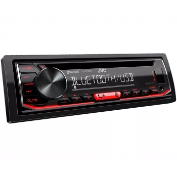 JVC KD-T702BT recetor CD 1-DIN, preto, 1 DIN, 200 W, 50 W, CD, LCD