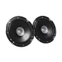 Altifalantes para automóvel JVC CS-J610X, de 2 vias, redondos de 16 cm (165 mm), 300 W máx. / 30 W RMS, 4 Ω, cone de fibra de carbono reforçado com mica, profundidade de montagem 43 mm, pretos, 2 unid.