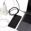 Carregador móvel IBOX ILUC65W, 65W, 2x USB-C + 1x USB-A, branco, cabo de 1,5 m