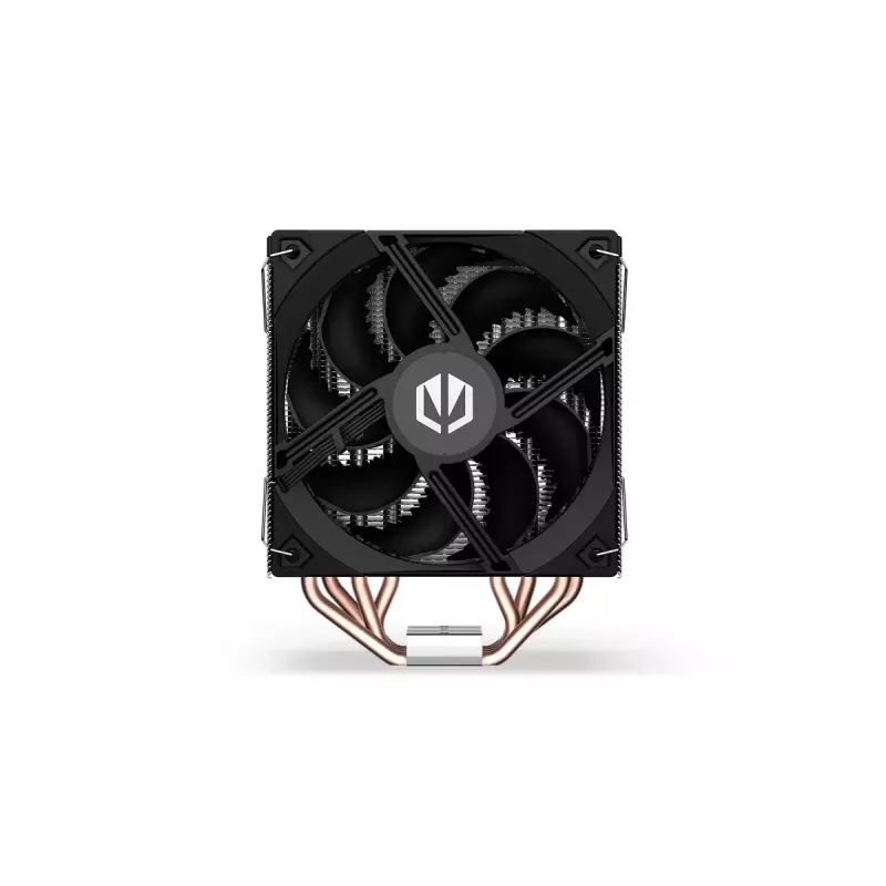 Refrigerador de ar ENDORFY Fera 5 Dual Fan — 2 ventoinhas PWM de 120 mm, 4 heatpipes, TDP 220 W, compatível com LGA 2011 e vários sockets, preto