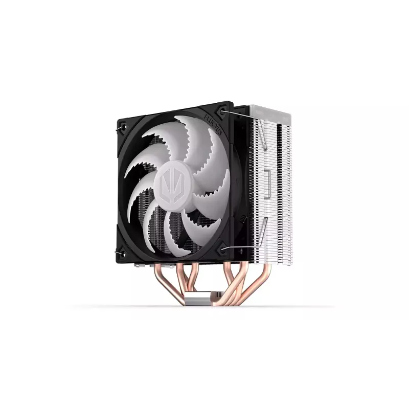 ENDORFY Fera 5 ARGB EY3A007 cooler de ar para CPU, ventoinha Fluctus PWM ARGB de 120 mm, 4 heat pipes, altura 155 mm, preto