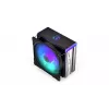 ENDORFY Fera 5 ARGB EY3A007 cooler de ar para CPU, ventoinha Fluctus PWM ARGB de 120 mm, 4 heat pipes, altura 155 mm, preto