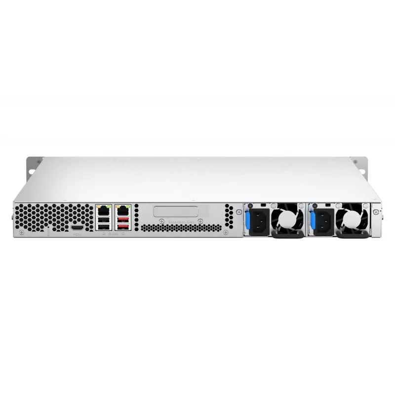 QNAP TS-464U-RP NAS rack (1U) Intel® Celeron® N5095 8 GB DDR4 0 TB QNAP Turbo System alumínio, preto