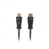 Cabo HDMI LANBERG - macho/macho v2.1 Optical AOC - 40m preto