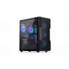 Caixa para PC ENDORFY Regnum 400 ARGB torre preta — ATX, vidro temperado, ARGB, 3x120mm à frente, 1x120mm atrás, suporta GPU 37 cm