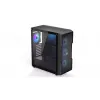 Caixa para PC ENDORFY Regnum 400 ARGB torre preta — ATX, vidro temperado, ARGB, 3x120mm à frente, 1x120mm atrás, suporta GPU 37 cm