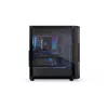 Caixa para PC ENDORFY Regnum 400 ARGB torre preta — ATX, vidro temperado, ARGB, 3x120mm à frente, 1x120mm atrás, suporta GPU 37 cm