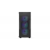 Caixa para PC ENDORFY Regnum 400 ARGB torre preta — ATX, vidro temperado, ARGB, 3x120mm à frente, 1x120mm atrás, suporta GPU 37 cm