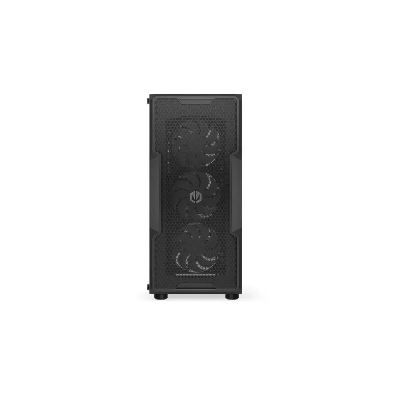 Caixa para PC ENDORFY Regnum 400 ARGB torre preta — ATX, vidro temperado, ARGB, 3x120mm à frente, 1x120mm atrás, suporta GPU 37 cm