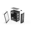 Caixa para PC ENDORFY Signum 300 ARGB torre preta — ATX, vidro temperado, iluminação ARGB, suporta GPU 350 mm, altura do refrigerador de CPU 161 mm
