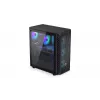 Caixa para PC ENDORFY Signum 300 ARGB torre preta — ATX, vidro temperado, iluminação ARGB, suporta GPU 350 mm, altura do refrigerador de CPU 161 mm