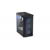 Caixa para PC ENDORFY Signum 300 ARGB torre preta — ATX, vidro temperado, iluminação ARGB, suporta GPU 350 mm, altura do refrigerador de CPU 161 mm