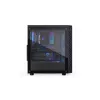 Caixa para PC ENDORFY Signum 300 ARGB torre preta — ATX, vidro temperado, iluminação ARGB, suporta GPU 350 mm, altura do refrigerador de CPU 161 mm