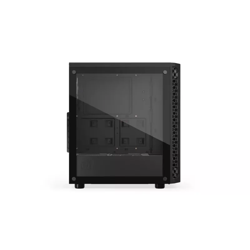 Caixa para PC ENDORFY Signum 300 ARGB torre preta — ATX, vidro temperado, iluminação ARGB, suporta GPU 350 mm, altura do refrigerador de CPU 161 mm