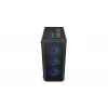 Caixa para PC ENDORFY Signum 300 ARGB torre preta — ATX, vidro temperado, iluminação ARGB, suporta GPU 350 mm, altura do refrigerador de CPU 161 mm