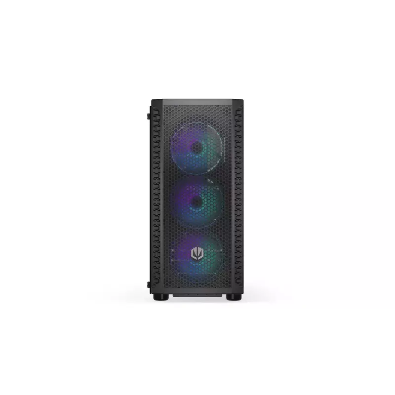 Caixa para PC ENDORFY Signum 300 ARGB torre preta — ATX, vidro temperado, iluminação ARGB, suporta GPU 350 mm, altura do refrigerador de CPU 161 mm