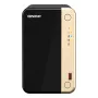 QNAP TS-264 NAS torre Intel® Celeron® N5095 8 GB 0 TB QNAP QTS preto, dourado