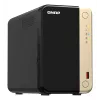 QNAP TS-264 NAS torre Intel® Celeron® N5095 8 GB 0 TB QNAP QTS preto, dourado