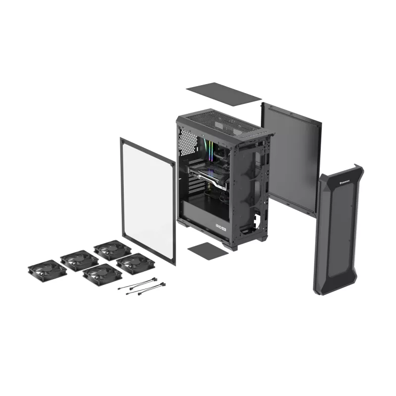 GENESIS Irid 505F Midi Tower preta