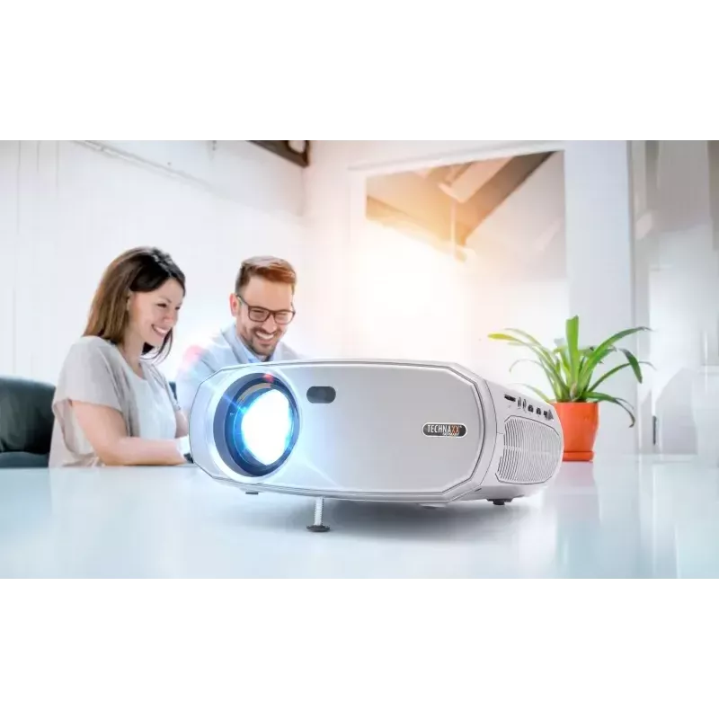 Projetor Technaxx TX-177 15000 ANSI lúmenes LCD 1080p branco