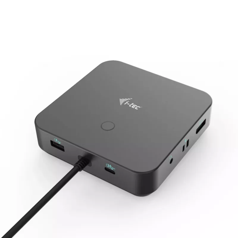 Docking station i-tec USB-C HDMI Dual DP com Power Delivery 100 W + carregador universal 100 W