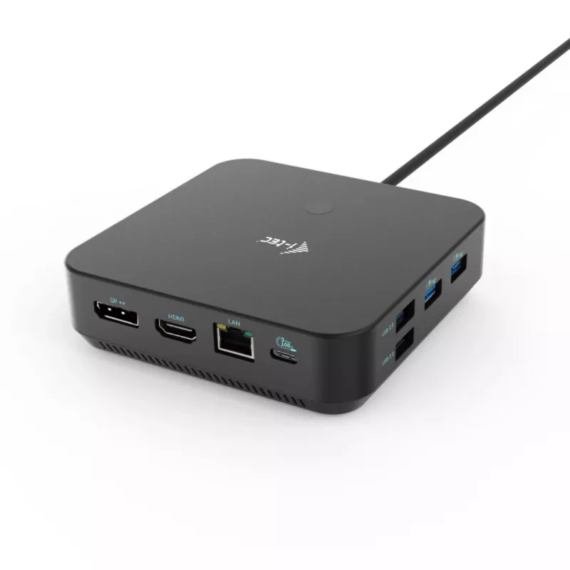Docking station i-tec USB-C HDMI Dual DP com Power Delivery 100 W + carregador universal 100 W