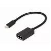 Cabo adaptador USB Type-C para DisplayPort GEMBIRD, 4K, 15 cm, preto