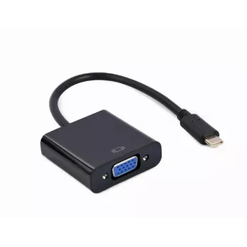 Adaptador USB Type-C para VGA GEMBIRD, 15 cm, preto