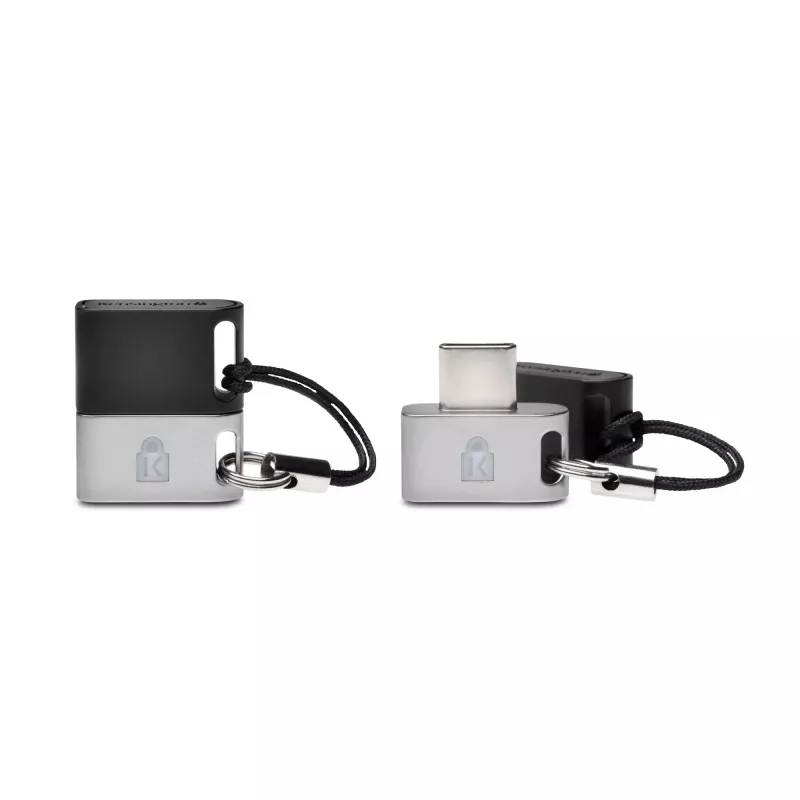 Chave de Segurança com Impressão Digital Kensington VeriMark Guard USB-C – FIDO2, WebAuthn/CTAP2 & FIDO U2F – Multiplataforma