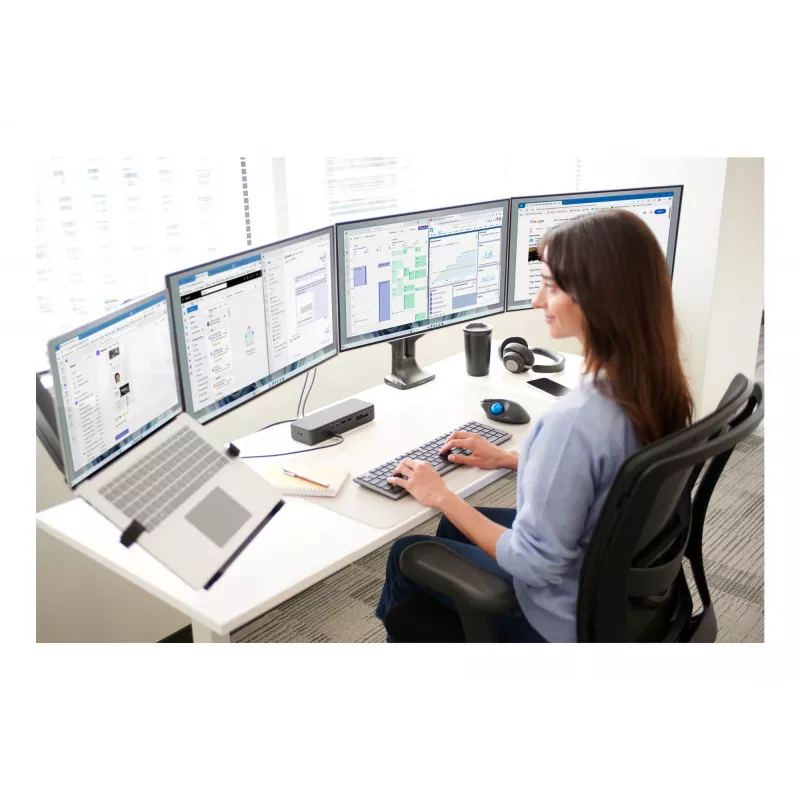 Braço para Dois Monitores Kensington SmartFit One-Touch K59601WW