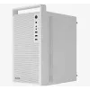 Caixa para PC AEROCOOL PGS CS-109-G-WT-v1 Mini Tower SPCC branco — microATX, até 26 cm GPU, FRGB, Frente em Malha