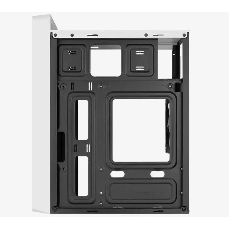 Caixa para PC AEROCOOL PGS CS-109-G-WT-v1 Mini Tower SPCC branco — microATX, até 26 cm GPU, FRGB, Frente em Malha