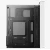 Caixa para PC AEROCOOL PGS CS-109-G-WT-v1 Mini Tower SPCC branco — microATX, até 26 cm GPU, FRGB, Frente em Malha