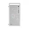 Caixa para PC AEROCOOL PGS CS-109-G-WT-v1 Mini Tower SPCC branco — microATX, até 26 cm GPU, FRGB, Frente em Malha
