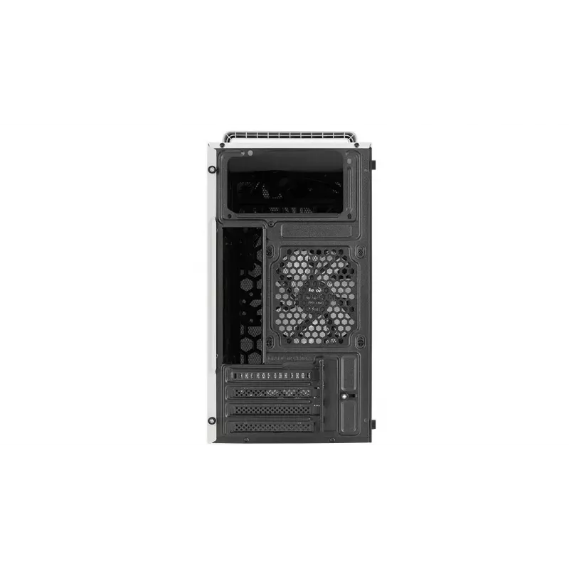 Caixa para PC AEROCOOL PGS CS-109-G-WT-v1 Mini Tower SPCC branco — microATX, até 26 cm GPU, FRGB, Frente em Malha