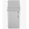 Caixa para PC AEROCOOL PGS CS-109-G-WT-v1 Mini Tower SPCC branco — microATX, até 26 cm GPU, FRGB, Frente em Malha