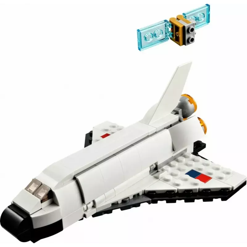 Conjunto de Construção LEGO Creator 3-em-1 Space Shuttle 31134 — 144 Peças, para Crianças a partir dos 6 Anos, 160×120×60 mm