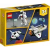 Conjunto de Construção LEGO Creator 3-em-1 Space Shuttle 31134 — 144 Peças, para Crianças a partir dos 6 Anos, 160×120×60 mm