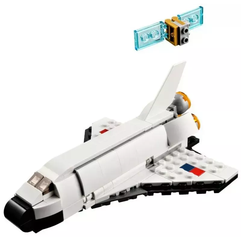 Conjunto de Construção LEGO Creator 3-em-1 Space Shuttle 31134 — 144 Peças, para Crianças a partir dos 6 Anos, 160×120×60 mm