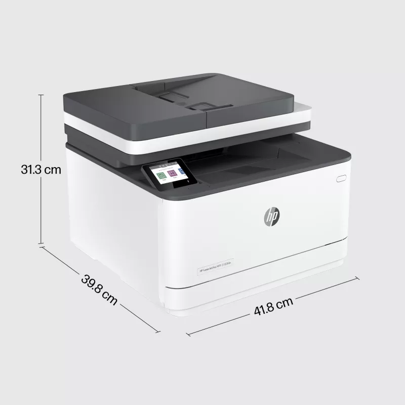 Impressora HP LaserJet Pro MFP 3102fdn, Laser, Monocromática, 1200 x 1200 DPI, A4, Impressão direta, Branca