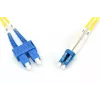 Cabo de patch de fibra ótica DIGITUS, LC para SC OS2, Monomodo 9/125 µm, Duplex, comprimento 1 m