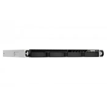 QNAP TS-h987XU-RP NAS Rack (1U) Intel Xeon E E-2334 16 GB DDR4 QuTS hero Black, Prateado