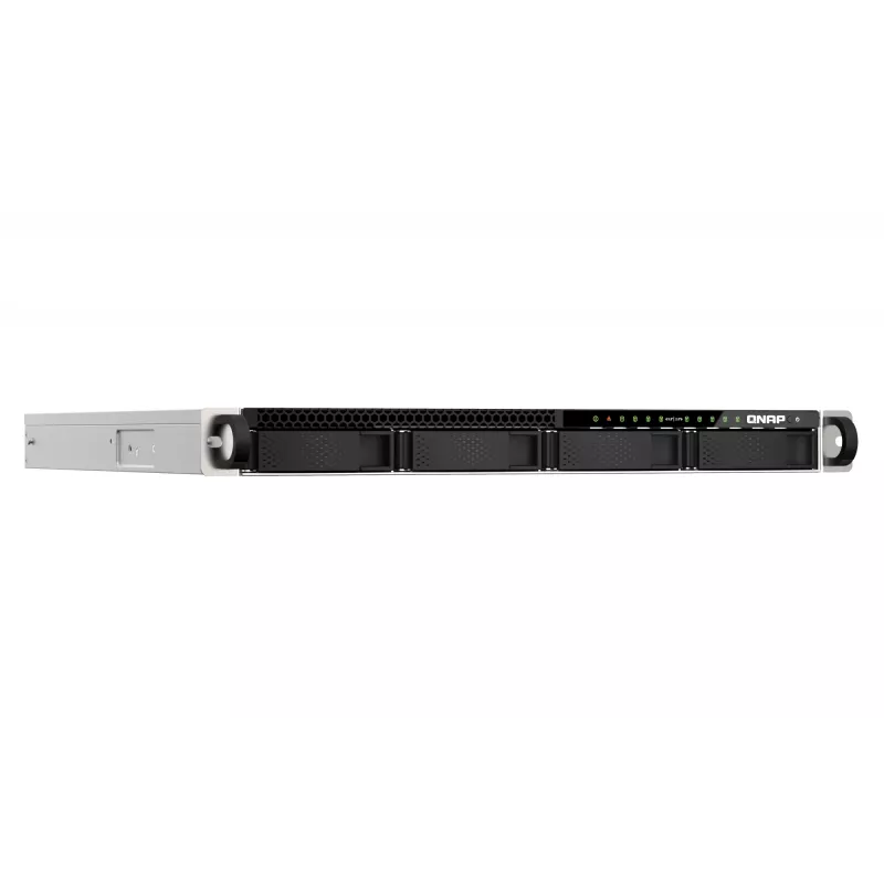 QNAP TS-h987XU-RP NAS Rack (1U) Intel Xeon E E-2334 16 GB DDR4 QuTS hero Black, Prateado