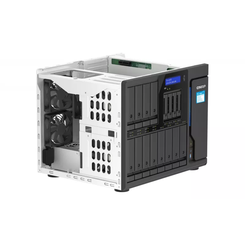 QNAP TS-1655 NAS Torre Intel Atom® C5125 8 GB DDR4 0 TB QNAP Turbo System Preto