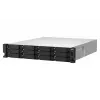 QNAP TS-H1887XU-RP NAS Rack (2U) Intel Xeon E E-2336 32 GB DDR4 0 TB QuTS hero Black, Branco