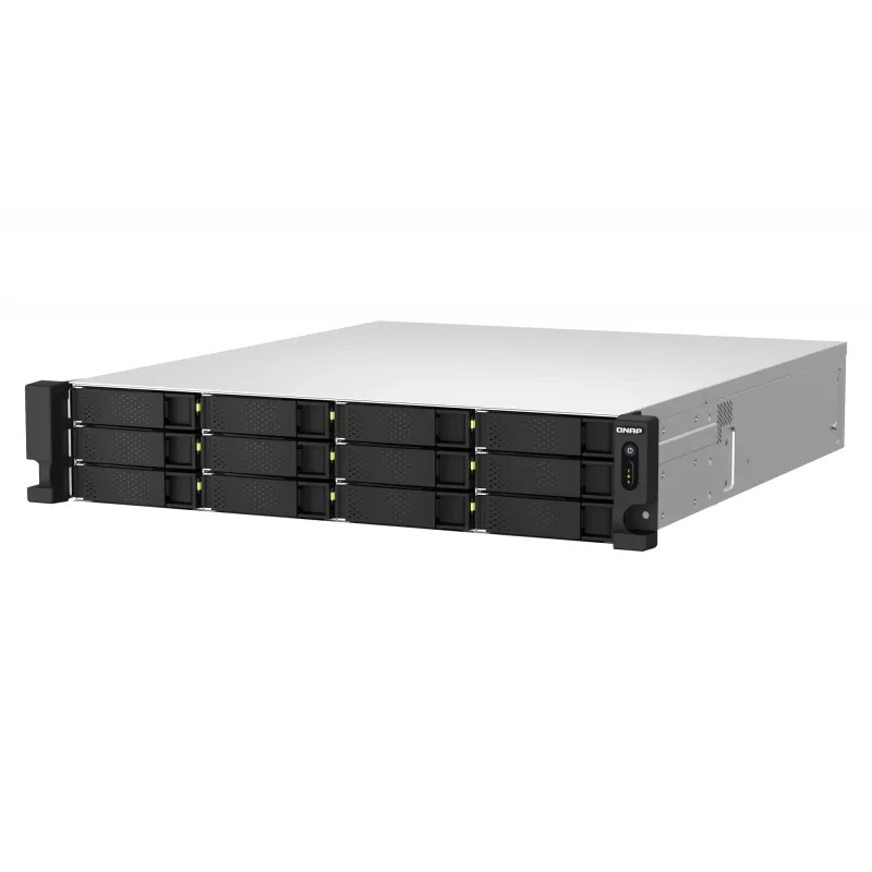 QNAP TS-H1887XU-RP NAS Rack (2U) Intel Xeon E E-2336 32 GB DDR4 0 TB QuTS hero Black, Branco